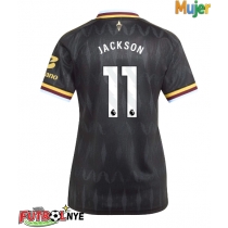 Camiseta Aston Villa Nicolas Jackson #11 Visitante Equipación para mujer 2026-27 manga corta